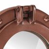 vidaXL Miroir en forme de hublot mural &Oslash;38 cm&nbsp;aluminium et verre