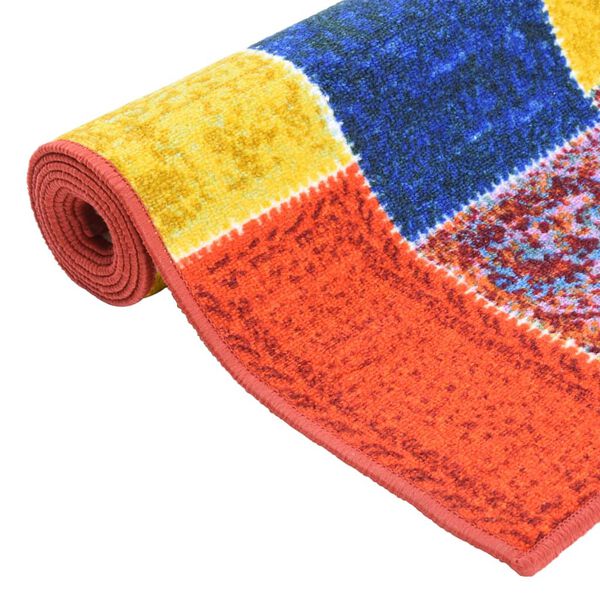 vidaXL Tapis de couloir Multicolore 80x350 cm