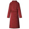 vidaXL Robe de bain sans capuche Rouge Bordeaux m Flanelle