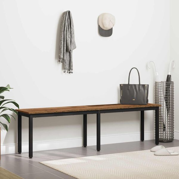 vidaXL banc Bois ancien 160 x 35 x 45 cm Bois d'ing&eacute;nierie