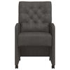 vidaXL Chaises de Salle &agrave; Manger avec Roues 2 pcs Noir 58 x 67 x 97 cm