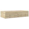vidaXL Lit de jour avec tiroirs sans matelas ch&ecirc;ne sonoma 75x190 cm