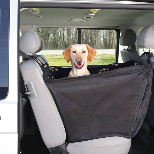 TRIXIE Housse de si&egrave;ge auto pour chiens 65 x 145 cm Noir et beige