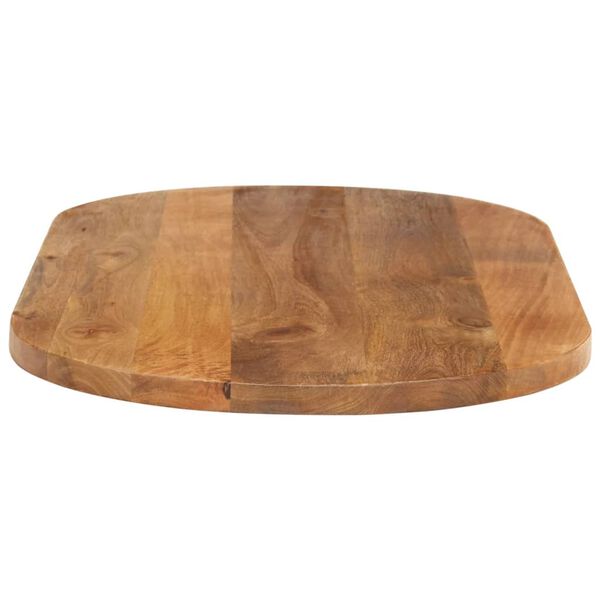 vidaXL Dessus de table 100x40x3,8 cm ovale bois massif de manguier