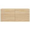 vidaXL Armoire murale ch&ecirc;ne sonoma 80x36,5x35 cm bois d'ing&eacute;nierie
