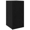 vidaXL Meuble TV mural Ch&ecirc;ne noir 30,5 x 30 x 60 cm Bois d'ing&eacute;nierie