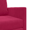 vidaXL Canap&eacute;-Lit 60cm Bordeaux Velours