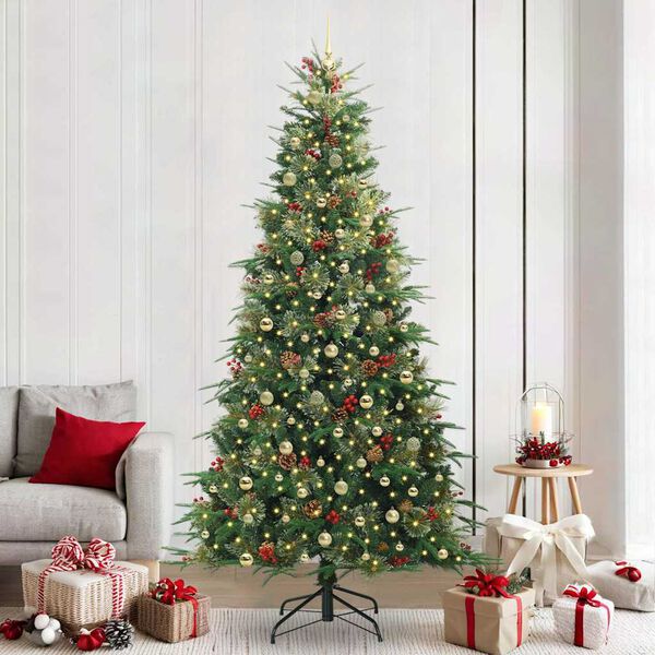 vidaXL Sapin de No&euml;l Artificiel &agrave; Branches Articul&eacute;es Vert 240 cm