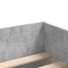 vidaXL Cadre de lit avec tiroirs sans matelas gris b&eacute;ton 100x200 cm