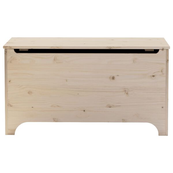 vidaXL Bo&icirc;te de rangement avec couvercle RANA bois massif de pin