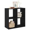 vidaXL Bibliothèque Chêne noir 68,5 x 32 x 68,5 cm Bois d'ingénierie