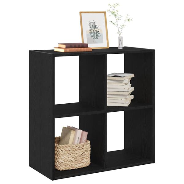 vidaXL Bibliothèque Chêne noir 68,5 x 32 x 68,5 cm Bois d'ingénierie