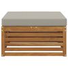 vidaXL Pouf d'Ext&eacute;rieur Bois d'Acacia Massif Naturel