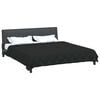 vidaXL Duvet complet toute l'ann&eacute;e Noir 240 x 260 cm Microfibre