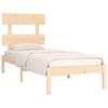 vidaXL Cadre de lit sans matelas 90x190 cm bois massif