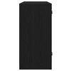 vidaXL Buffet Ch&ecirc;ne noir 100 x 37 x 75.5 cm