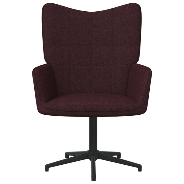 vidaXL Chaise de relaxation Violet Tissu