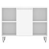 vidaXL Ensemble de meubles salle de bain 3 pcs blanc bois d'ing&eacute;nierie