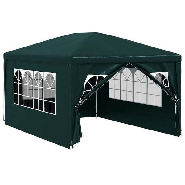 vidaXL Tente de r&eacute;ception 3x4 m Vert