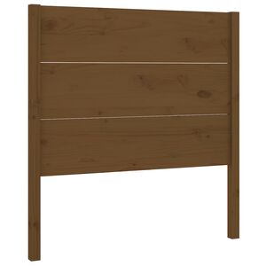 vidaXL T&ecirc;te de lit Marron miel 81x4x100 cm Bois massif de pin