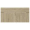 vidaXL Ensemble de meubles de salle de bain 2 pcs ch&ecirc;ne sonoma