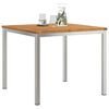 vidaXL Table&agrave;manger Marron 90 x 90 x 75 cm Bois d'Acacia Massif