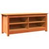 vidaXL Banc de rangement Brun cire 110 x 38 x 45,5 cm Pin massif