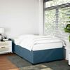 vidaXL Cadre de lit sans matelas bleu 120x190 cm velours