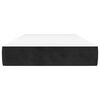 vidaXL Matelas de lit &agrave; ressorts ensach&eacute;s fermet&eacute; moyenne noir 90x210x20 cm velours