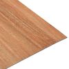 vidaXL Planches de sol 55 pcs Marron 5,11 m&sup2; PVC