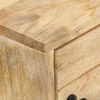 vidaXL Table de chevet 40x30x50 cm Bois de manguier massif