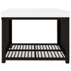 vidaXL Salon de jardin 4 pcs R&eacute;sine tress&eacute;e Marron