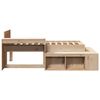 vidaXL Cadre de lit sans matelas 75x190 cm bois de pin massif