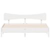 vidaXL Cadre de lit sans matelas blanc 160x200 cm bois de pin massif