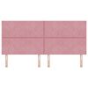 vidaXL T&ecirc;te de lit LED Rose 200 cm Cuir synth&eacute;tique
