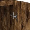 vidaXL Buffet ch&ecirc;ne fum&eacute; 29,5x34x76 cm bois d'ing&eacute;nierie