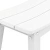 vidaXL Tabouret de bar 2 pcs Blanc 52 x 43 x 73.5cm HDPE