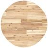 vidaXL Dessus de table rond &Oslash;70x2 cm bois massif d'acacia