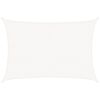 vidaXL Voile d'ombrage 160 g/m&sup2; Blanc 3,5x4,5 m PEHD
