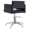 vidaXL Chaise de salon Noir Similicuir