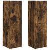 vidaXL Meuble TV mural 2 pc Ch&ecirc;ne fum&eacute; Bois d'ing&eacute;nierie