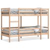 vidaXL Lit superpos&eacute; sans matelas 90x190 cm bois de pin massif