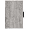 vidaXL Tables de chevet murales 2 pcs Sonoma gris 50x30x47 cm