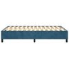 vidaXL Cadre de lit bleu fonc&eacute; 120x200 cm velours