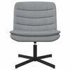 vidaXL Chaise pivotante Gris clair 63 x 75 x 76 cm tissu