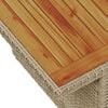 vidaXL Ensemble de canap&eacute; de jardin 9 pcs Beige Poly rotin