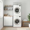 vidaXL Armoire pour machine &agrave; laver Gris Sonoma 67,5 x 68 x 200 cm
