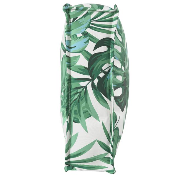 vidaXL Coussin pour dossier de palette Floral Motif de feuille