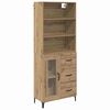 vidaXL Haut Armoire Ch&ecirc;ne artisanal 69,5 x 34 x 180 cm