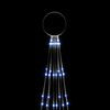 vidaXL Sapin de No&euml;l sur m&acirc;t de drapeau 310 LED Bleues 300 cm